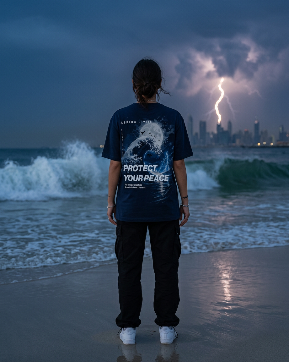 Premium Cotton T-Shirt — Protect Your Peace